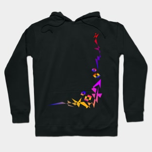 Abstract Gradient Color Hoodie